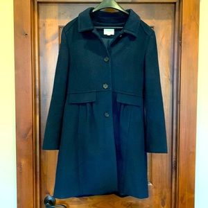 Anne Taylor Loft navy wool Lady coat, size L